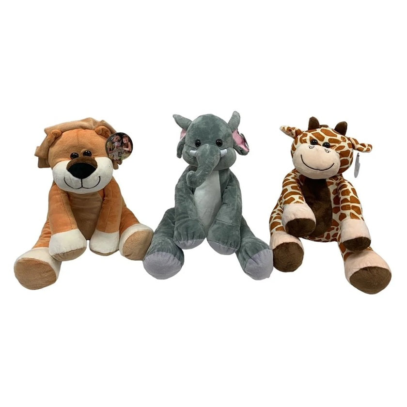 Peluche animal assis 12 po