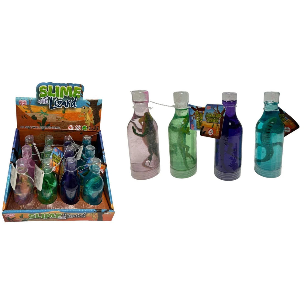 Slime en bocal avec lézard à l'intérieur 125 g