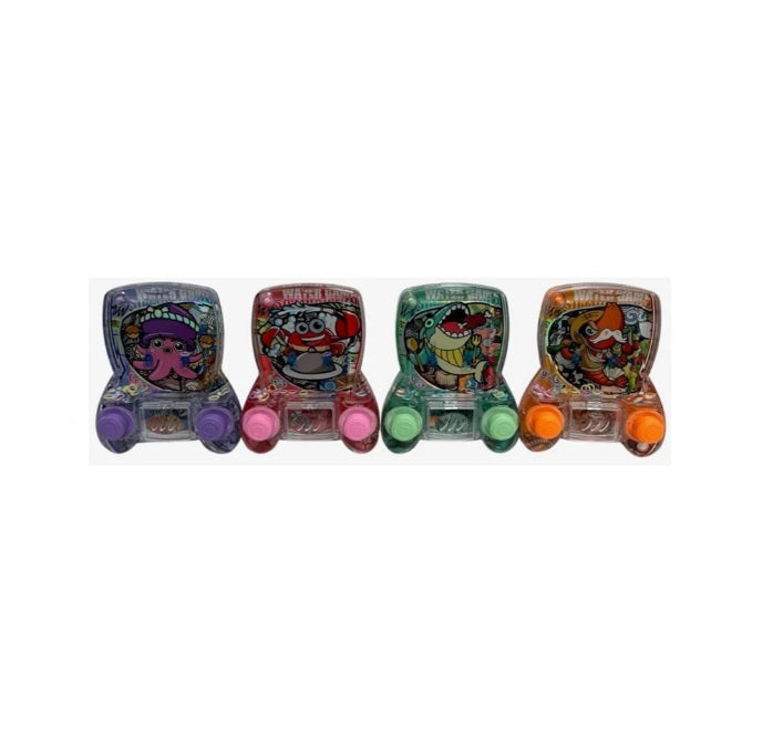 Jeu d'anneau dans l'eau animal marin (2 boutons)