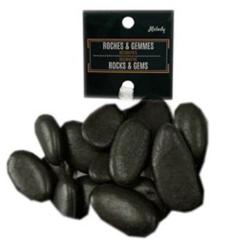 Roche de rivière en filet 700 g noir