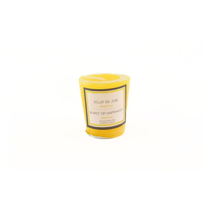 Chandelle votive 2 po x 2 po jaune