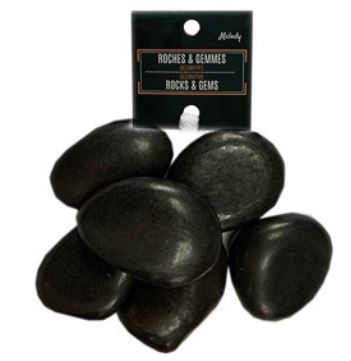 Roche de rivière en filet 700 g noir