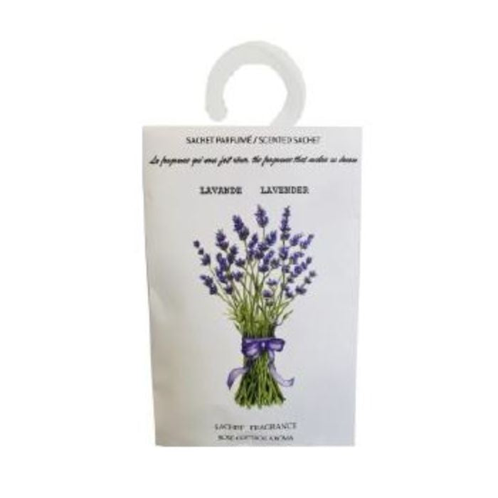 Sachet parfumé avec cintre 4 po x 6,5 po lavande