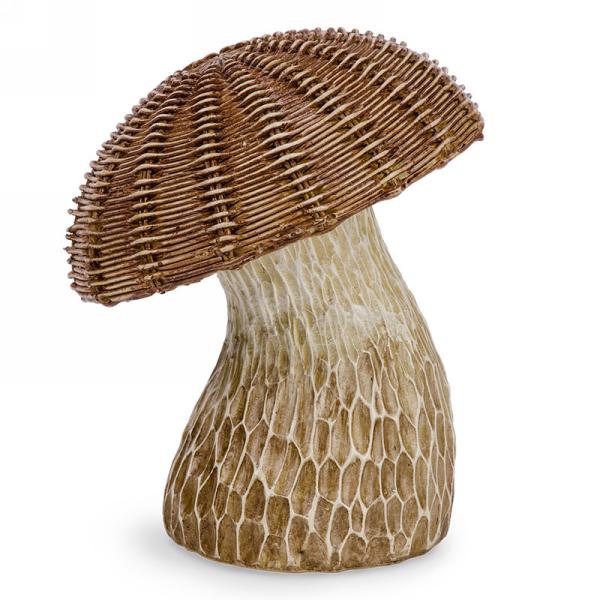Champignon motif tissé