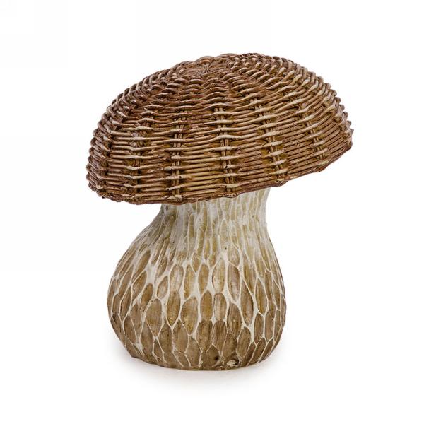 Champignon motif tissé