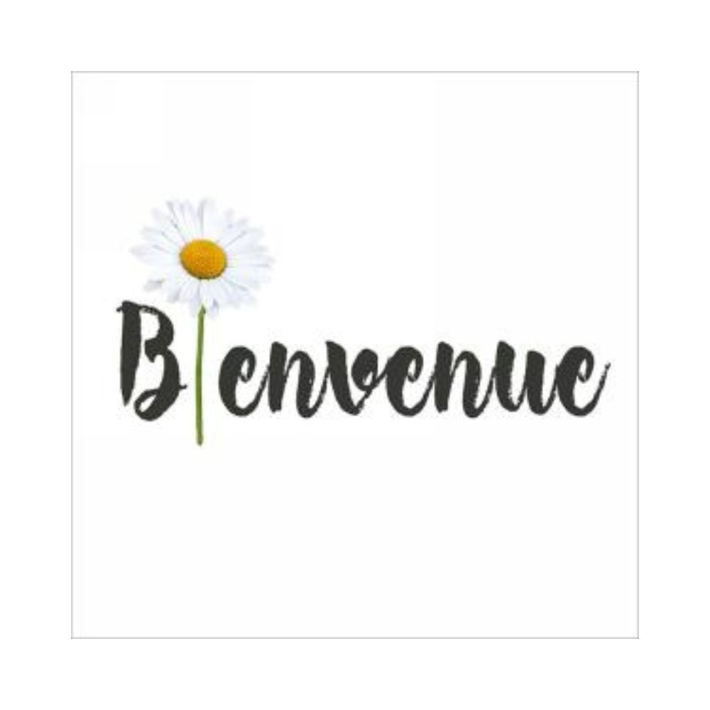 Serviette de table en papier "Bienvenue"