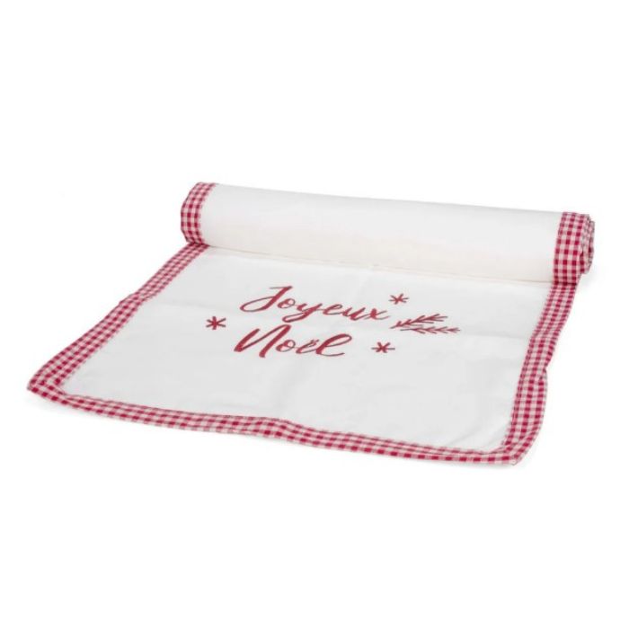 Chemin de table 15 po x 58 po Joyeux Noël