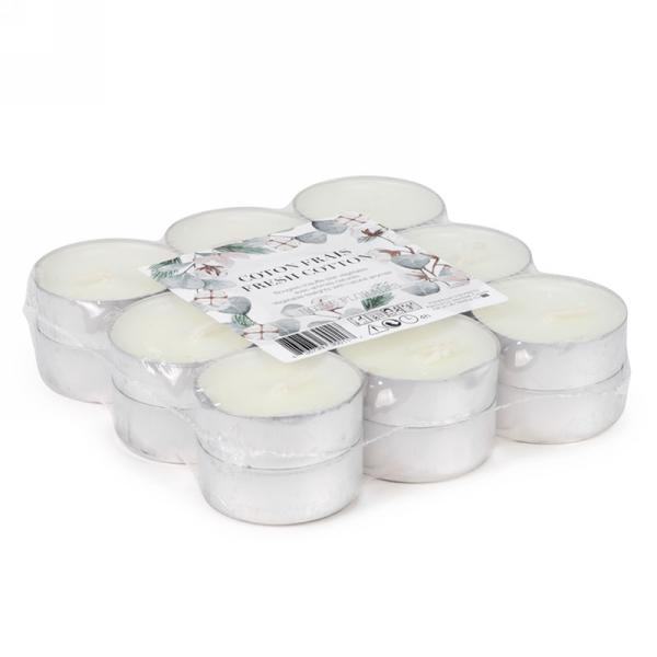 Chandelle réchaud Coton frais (paquet de 18)