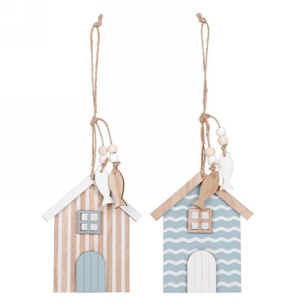 Maison nautique suspendue en bois 4 po x 5 po