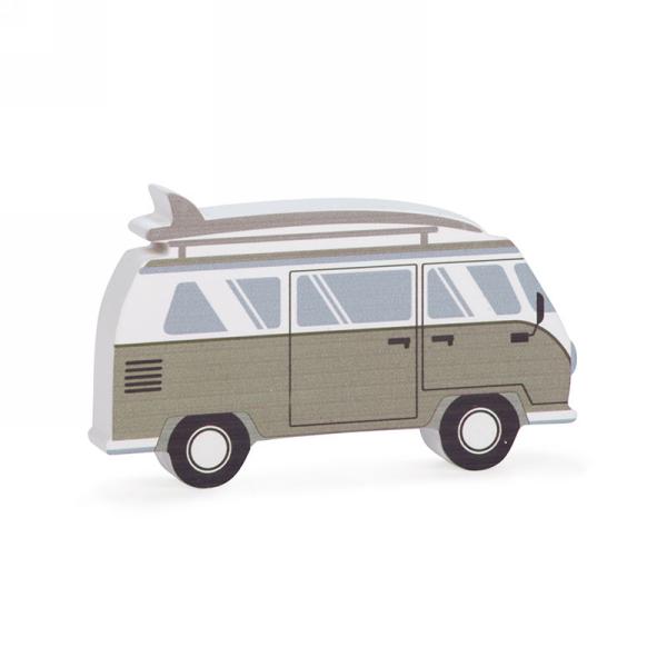 Plaque murale 6 po x 3,5 po caravane taupe
