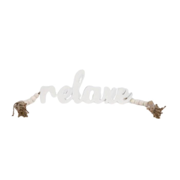 Perles et corde 8 po x 3 po "Relaxe"