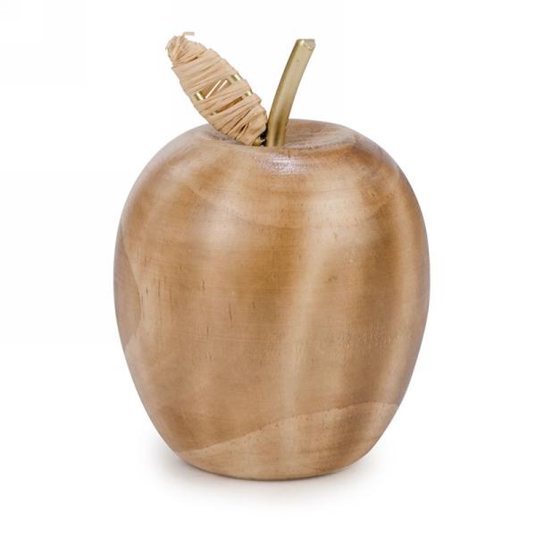 Pomme décorative effet bois