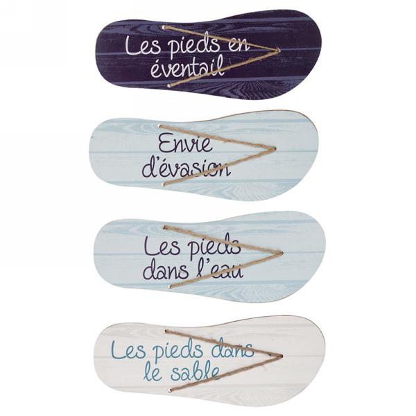 Plaque murale en forme de gougoune 12 po x 5 po message