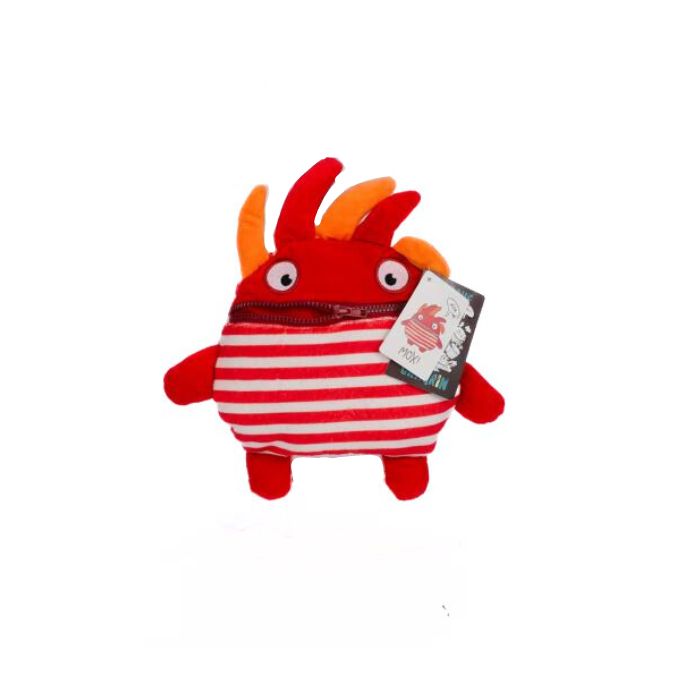 Peluche Croque-chagrin 13 pouces x 14 pouces rayé rouge
