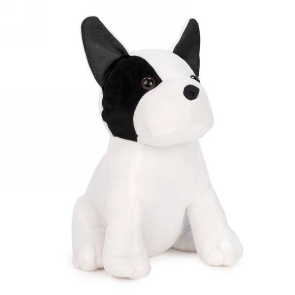 Butoir de porte 7 po x 7 po x 10 po chien noir et blanc