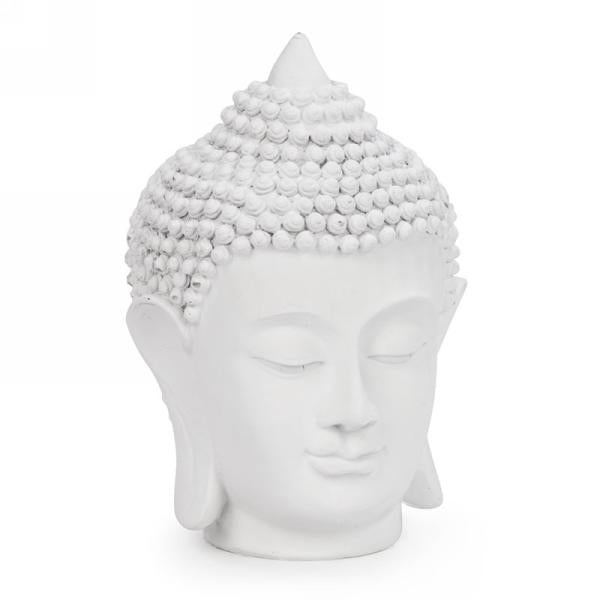 Tête de bouddha blanche