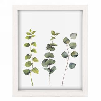 Cadre photo 8 po x 10 po feuillage vert