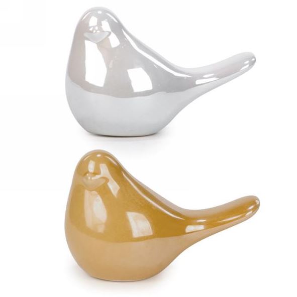 Oiseau en céramique 4 po x 2 po x 3 po