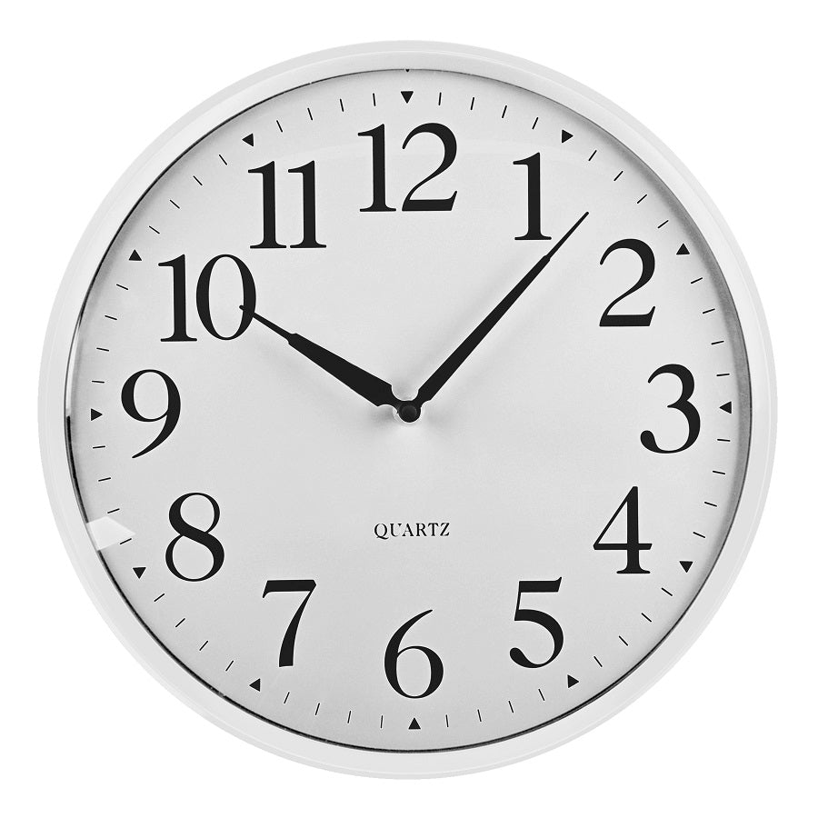 Horloge 13 po blanche