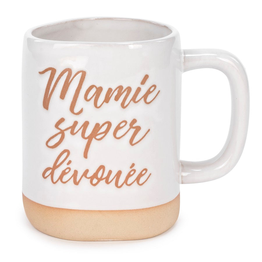 Tasse à café 4 po x 5 po Mamie super devouée