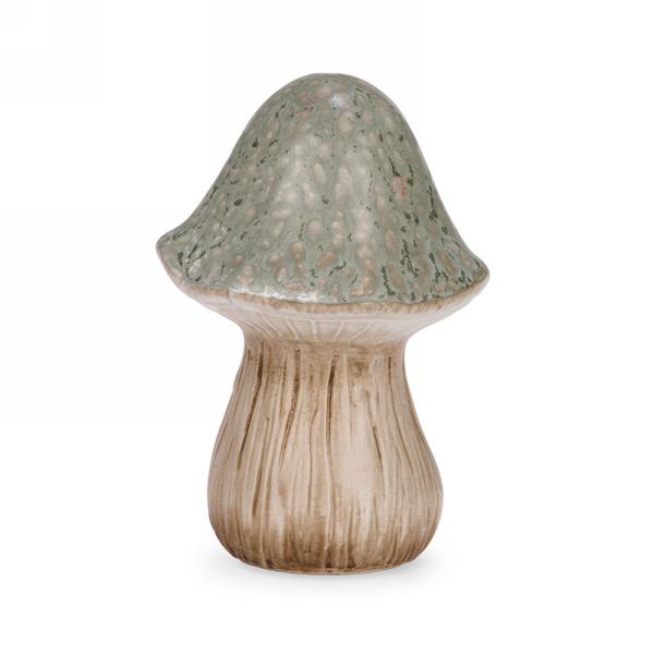 Champignon en céramique gris