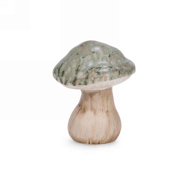 Champignon en céramique gris
