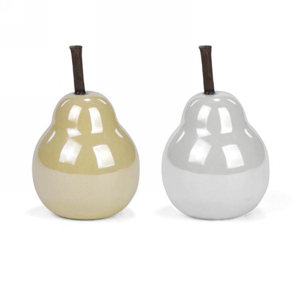 Poire en céramique 2 po x 3 po