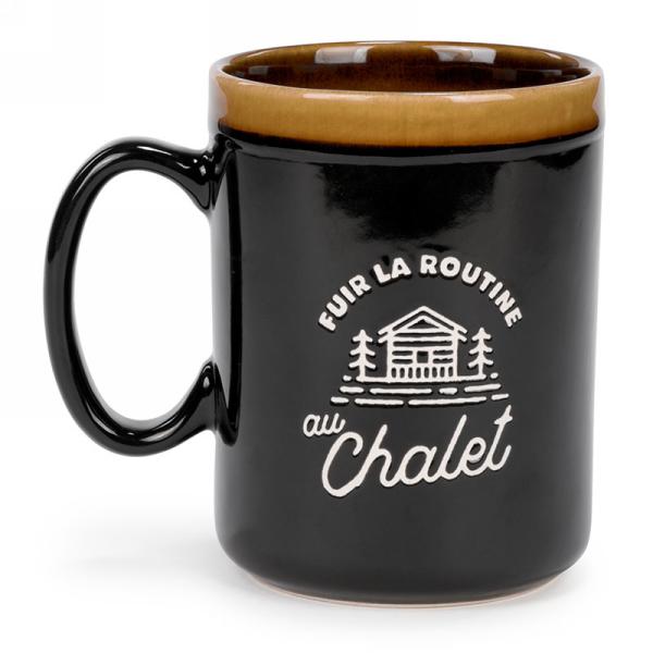 Tasse Fuir la routine au chalet
