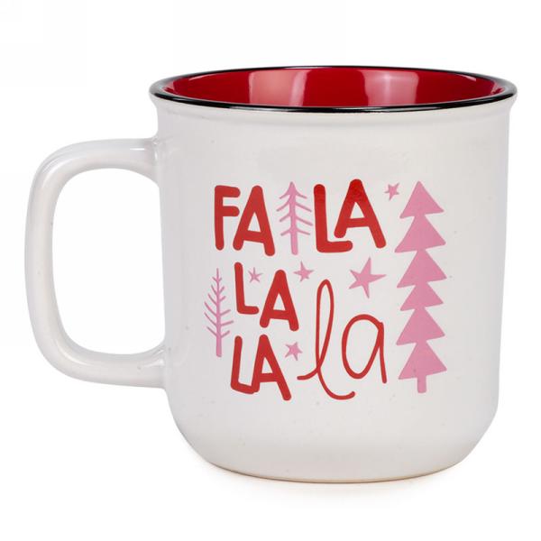 Tasse à café "Falalala" 4 po x 4 po