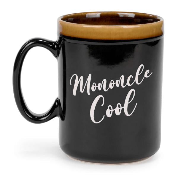 Tasse noir 17 oz - mononcle cool