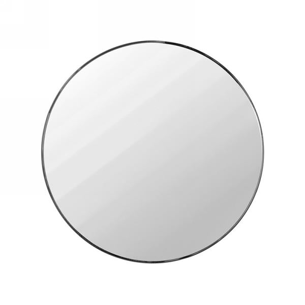 Miroir rond avec bordure noire