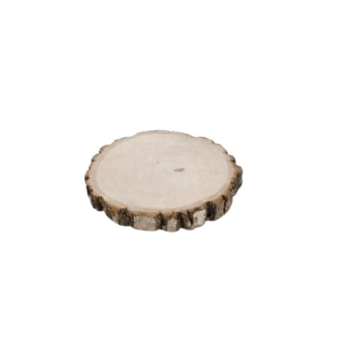 Plateau rondin bois déco 6,25 - 8 po