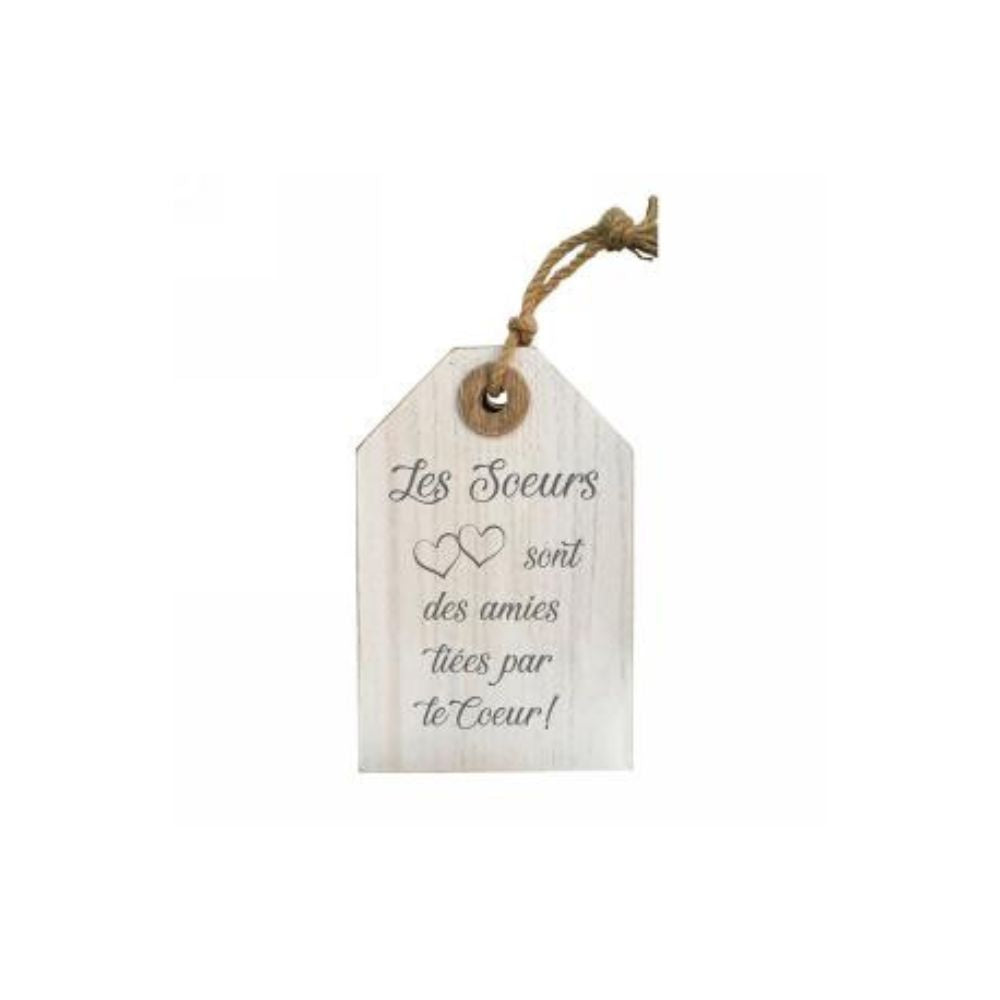 Plaque décorative "Les soeurs sont des amies…"