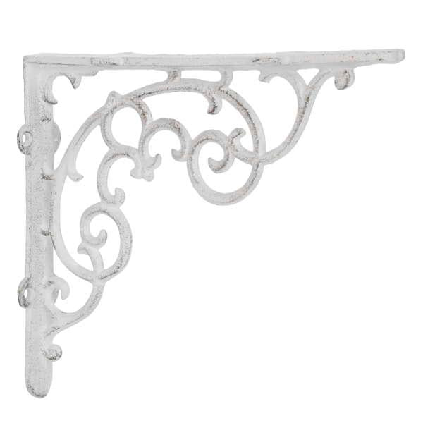 Équerre décorative blanche