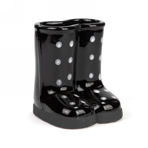 Vase en forme de botte de pluie 5 po x 5 po x 6 po