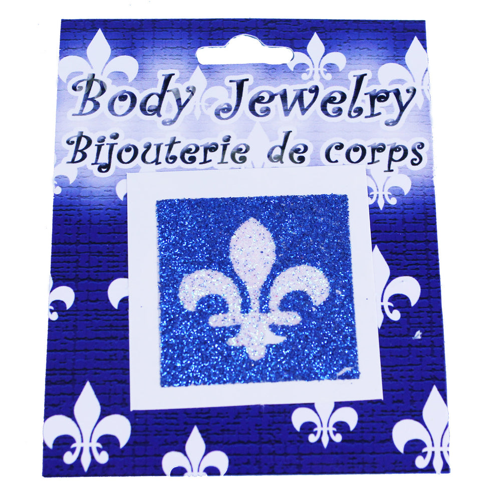 Tatouage temporaire brillant fleur de lys