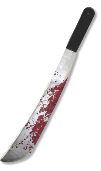 Machette ensanglantée de Jason