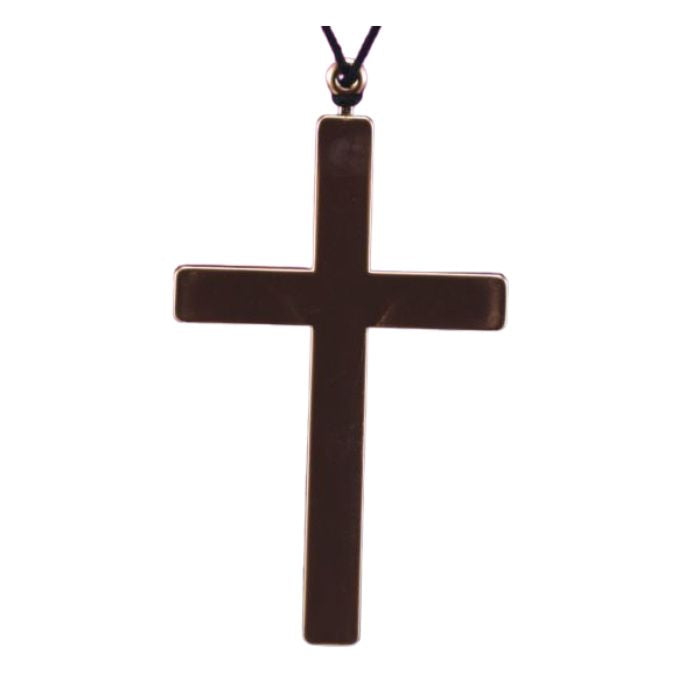 Croix en plastique brune