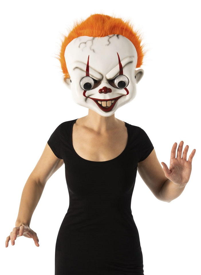 Masque de Pennywise avec yeux mobiles pour adulte