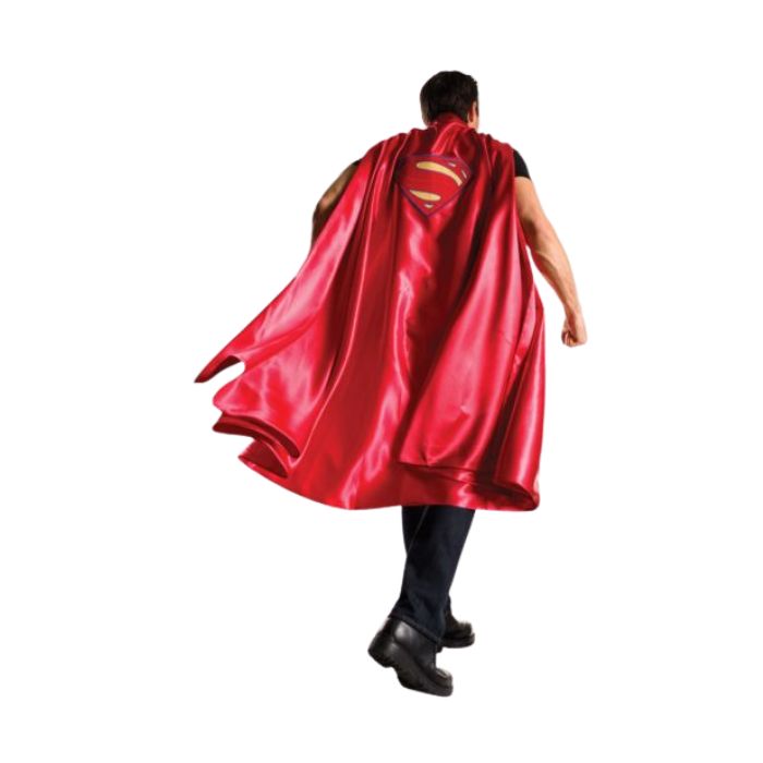 Cape de Superman rouge pour adulte