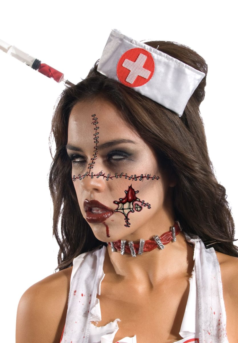 Tatouage pour visage zombie