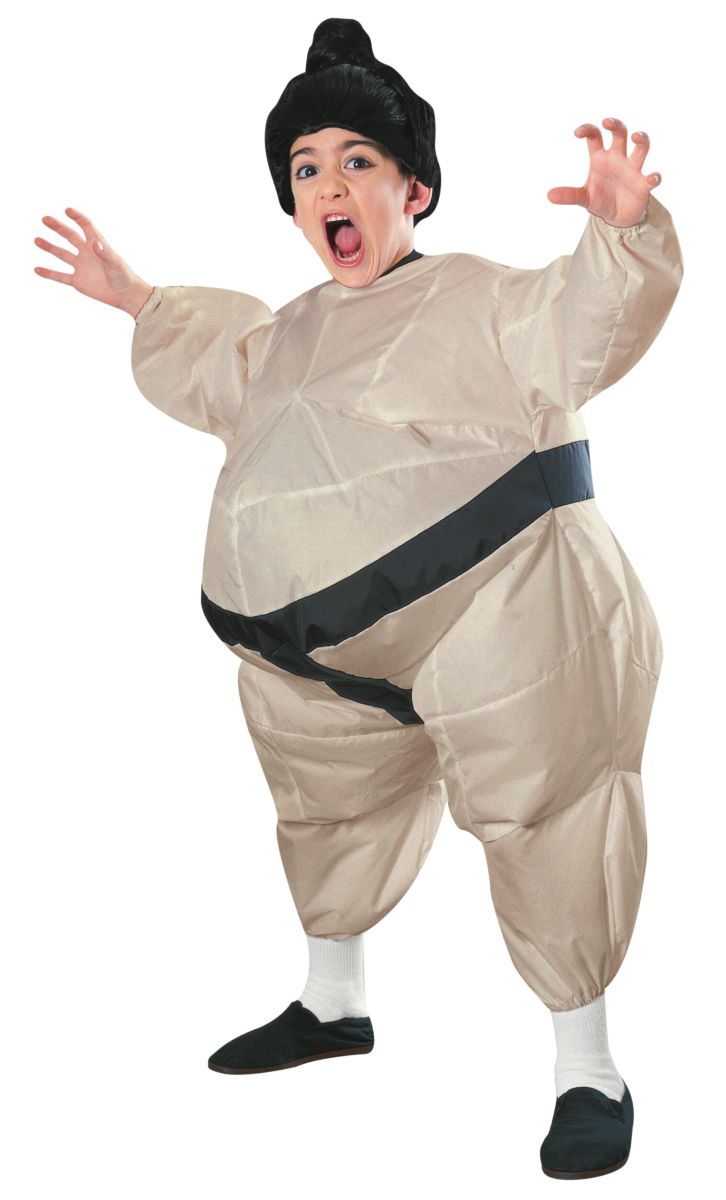 Costume enfant gonflable lutteur sumo