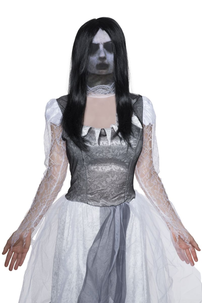 Masque et perruque de fantôme