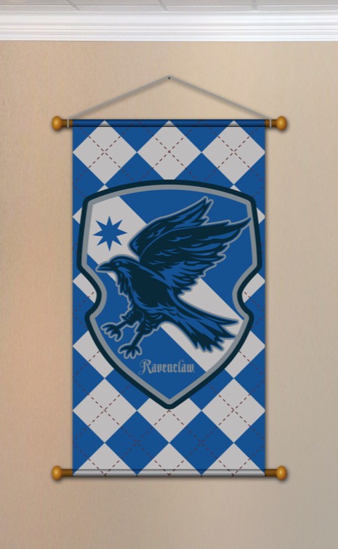 Bannière Harry Potter de la maison Serdaigle 33 po x 16 po