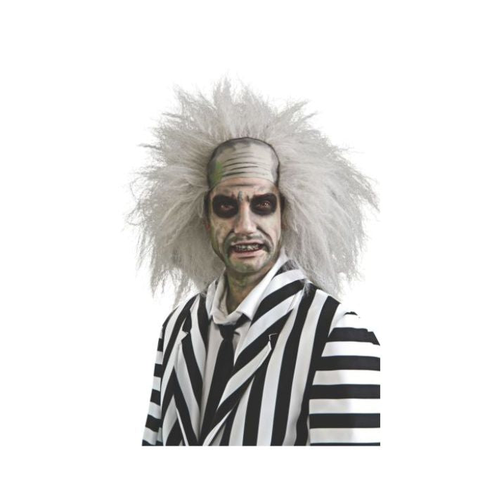Perruque adulte homme gris Beetlejuice