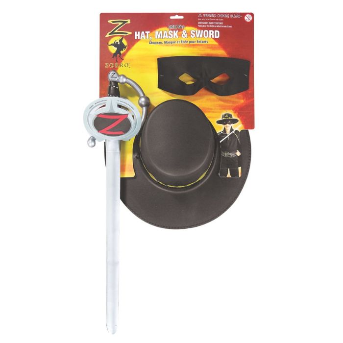 Ensemble d'accessoires de Zorro pour enfant