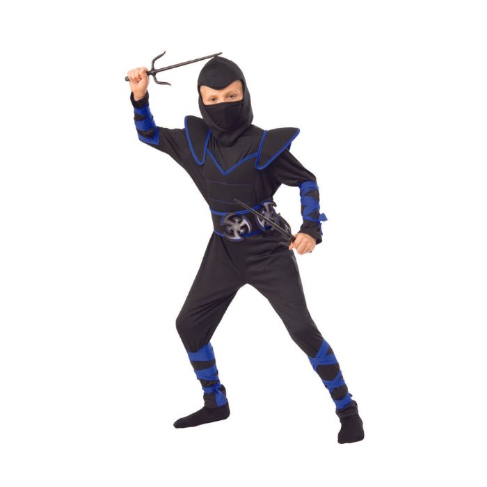 Costume enfant ninja noir et bleu