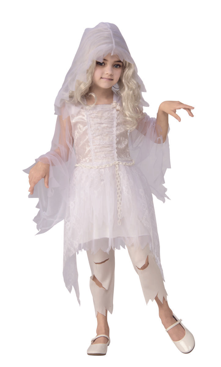Costume enfant fantôme robe blanche