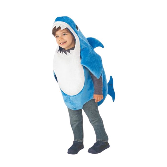 Costume tout-petit Baby Shark - requin bleu