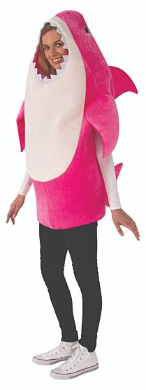 Costume femme requin Baby Shark rose (STD)